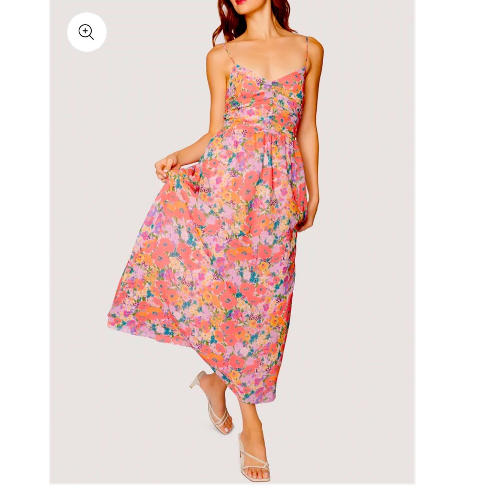 Lost and wander floral bliss maxi dress small